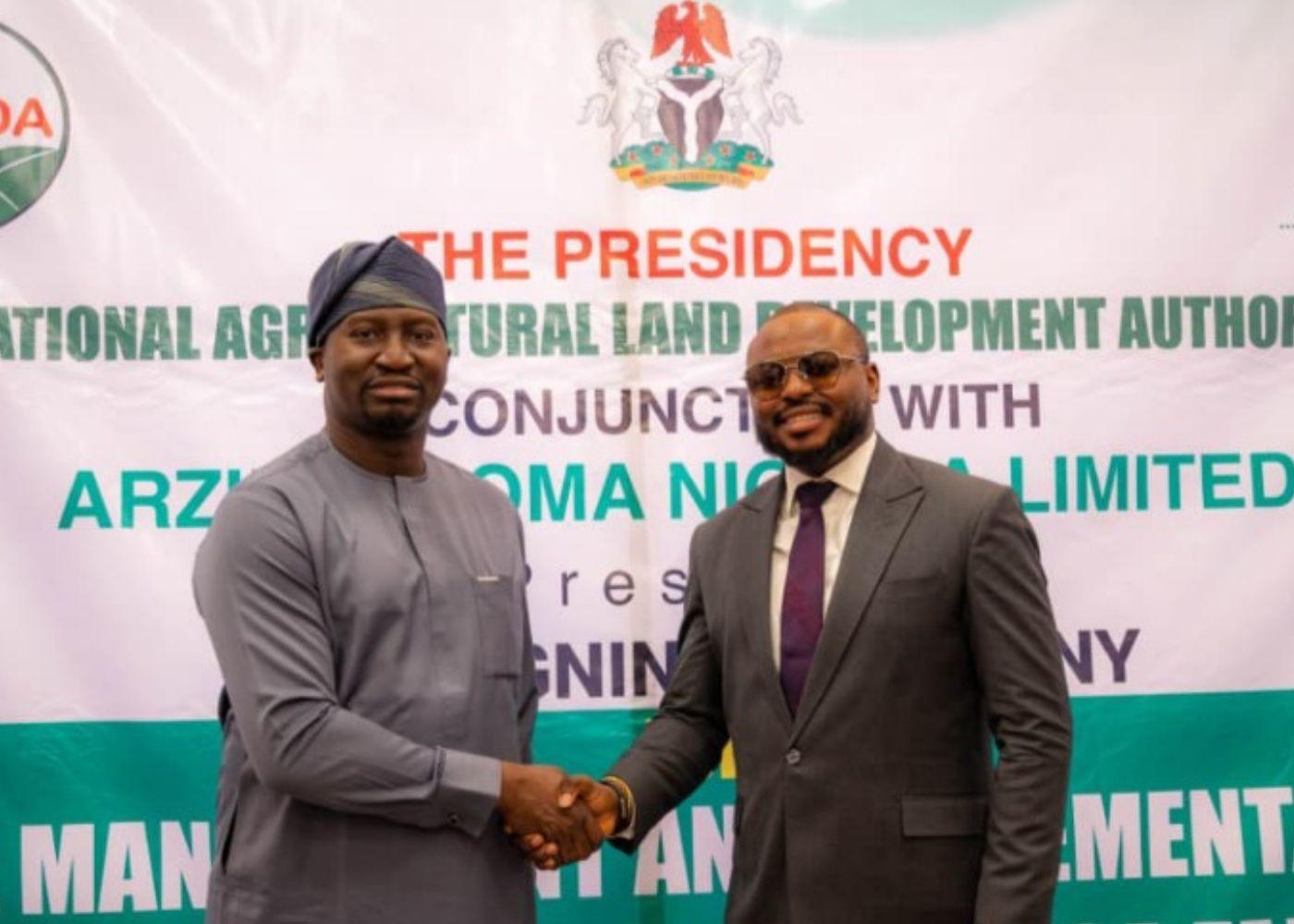NALDA, Arzikin Noma Sign MoU to Begin Mega Farm Project 